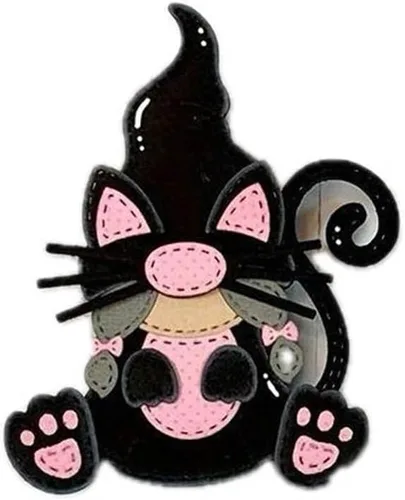 Miniatura 4 de Troqueles de corte para barbacoa, parrilla, calabaza, gnomo, cabina, accesorios troquelados para bricolaje, Día del Padre y Halloween, para hacer