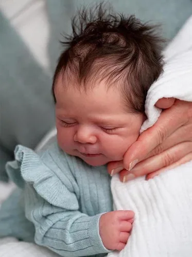 Miniatura 3 de Anano Muñecas Reborn de bebé de 18 Pulgadas, Muñecas recién nacidas realistas, Muñecas de bebé durmiente para niñas que se ven como de la vida real
