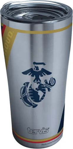 Miniatura 11 de Tervis Marines Forever Proud - Vaso aislado de doble pared fabricado en Estados Unidos mantiene las bebidas frías y calientes, 16 onzas, clásico