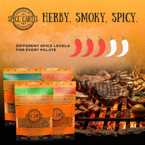 Miniatura 3 de Spice Cartel Shawarma libanés. Mezcla artesanal de hierbas y especias inspirada en el Líbano. Dale vida a tu pollo con este delicioso adobo. Bolsa