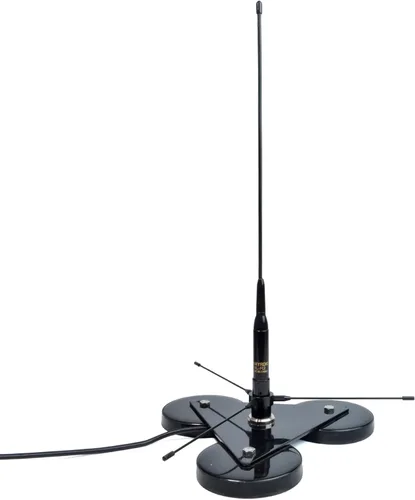 Miniatura 4 de UAYESOK Kit de montaje en plano de tierra de antena de base móvil VHF/UHF, adaptador PL259 a SO239, 6.6 ft/27.6 in 136-174MHZ/400-470MHZ