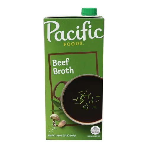 Pacific Foods - Caldo de res, caja de 32 onzas