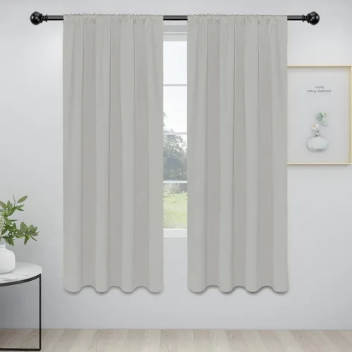Miniatura 100 de Easy-Going - Cortinas opacas con bolsillo para varilla para el dormitorio, cortinas para ventanas que oscurecen la habitación o la sala de estar