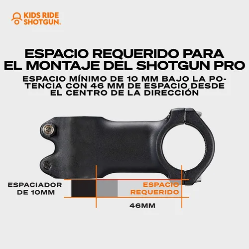 Miniatura 3 de Kids Ride Shotgun - Asientos de bicicleta para niños - Montaje frontal, para niños de 2 a 5 años, se adapta a la mayoría de bicicletas de montaña