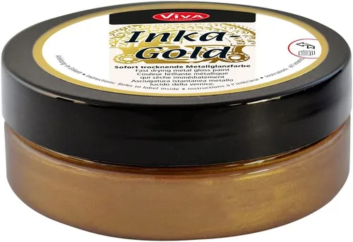 Miniatura 18 de Viva Decor Inka Gold Gilding Wax2.3 oz (violeta) - Pasta de pulido metálica a base de cera de fácil aplicación. Brillo metálico de secado rápido