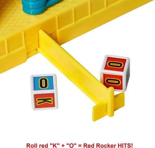 Miniatura 3 de Mattel Games Rock 'Em Sock 'Em Robots - Juego para niños con luchadores Red Rocket y Blue Bomber