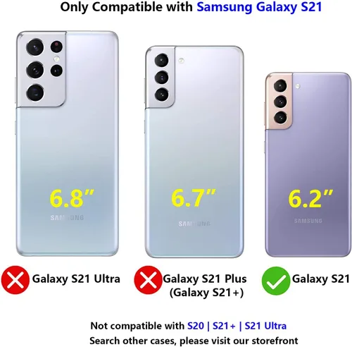 Miniatura 2 de Galaxy S21 - Funda para Samsung Galaxy S21 5G de 6.2 pulgadas 2021, diseño de mármol con purpurina dorada, delgada, a prueba de golpes, de goma Azul