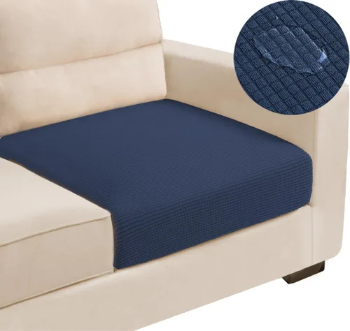 Miniatura 52 de Funda repelente al agua para cojín de sillón, funda elástica para respaldo individual de sofá seccional, funda para sofá en forma de L para mascotas