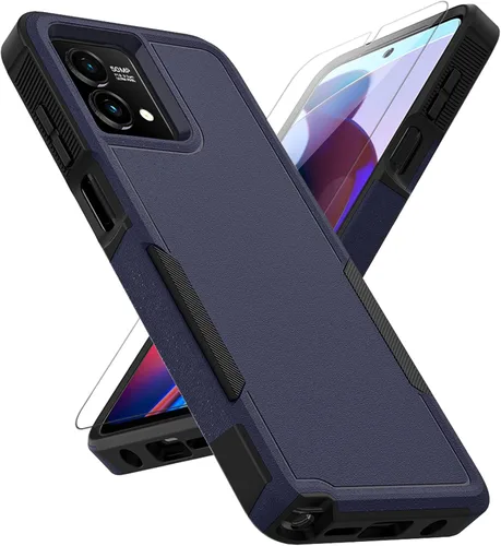 Miniatura 10 de Funda para Moto G Stylus 5G 2023: funda protectora de doble capa resistente para teléfono celular, a prueba de golpes, con protector de pantalla