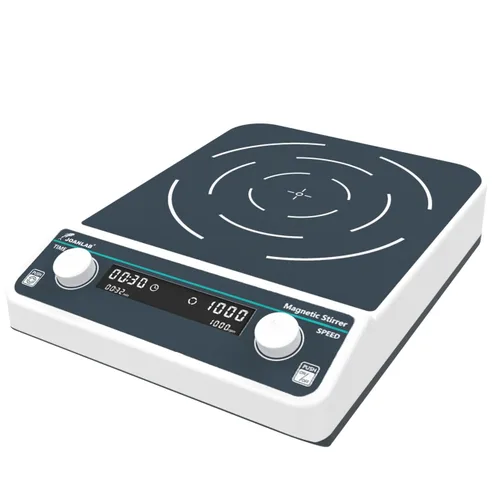 JOANLAB Agitador magnético grande digital placa 5L laboratorio de alta capacidad mezclador magnético de placa de agitación 50-1500rpm con agitador