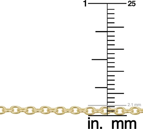 Miniatura 22 de Kooljewelry Collar de plata de ley u oro amarillo sobre plata de ley para mujer (0.047 in, 0.063 in o 0.083 in)