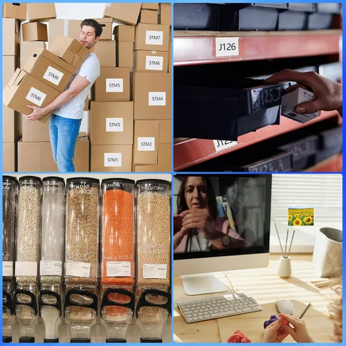 Miniatura 4 de 100 bolsillos autoadhesivos para exhibición, fundas de papel de 8.5 x 11 pulgadas, protectores de pared y comunicaciones de puerta, protector