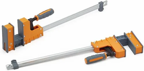 Miniatura 2 de BORA Juego de abrazaderas paralelas de 24 pulgadas, paquete de 2 abrazaderas para carpintería con presión sólida y uniforme, 571124T