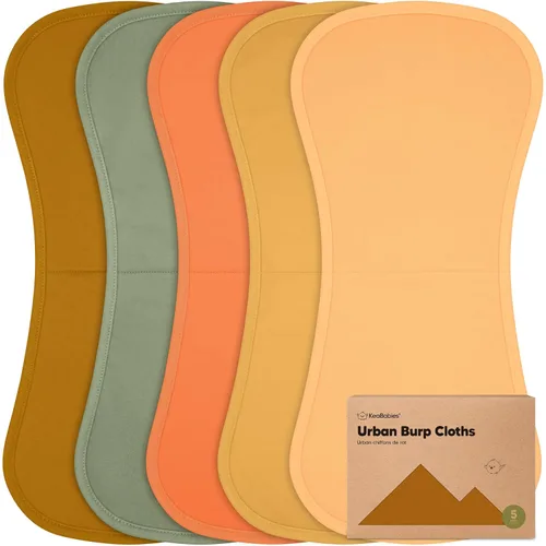 Miniatura 14 de Paños orgánicos para bebés, niños y niñas, paquete de 5, ultra absorbente, paño para eructar, ropa para recién nacidos, toalla para la leche, babero