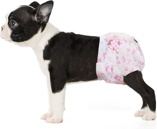 Dono Pañales desechables para perras, pañales súper absorbentes para perros, con tecnología de gel de secado rápido, a prueba de fugas, ajuste para