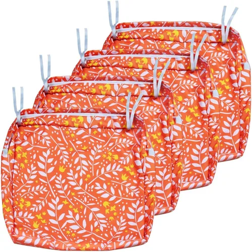 Miniatura 14 de NettyPro Fundas de Cojines de Asiento de Repuesto para Sillas de Patio, Resistentes al Agua con Protección UV, Fundas Deslizantes para Cojines