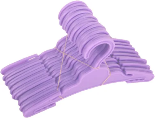 Miniatura 10 de MSYO 20 ganchos de muñeca para ropa de 18 pulgadas, accesorios resistentes para colgar muñecas, funcionan muy bien con varilla de menos de 1/2