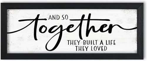 Miniatura 14 de YPY Letrero con texto en inglés "Always Kiss Me Goodnight" (Always Kiss Me Goodnight): pintura que absorbe el sonido, arte de pared – Decoración