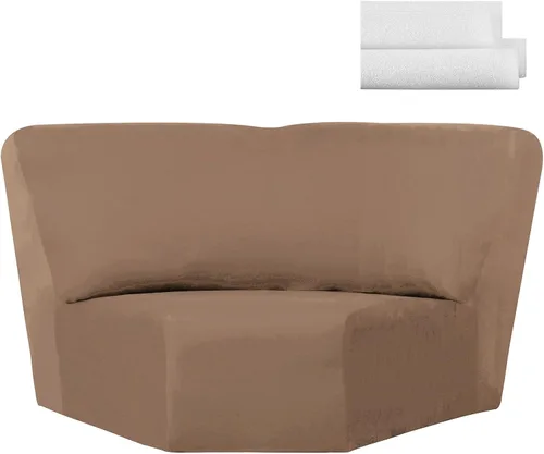 Miniatura 9 de Weysat Funda para Sofá de Esquina Elástica Funda para Sofá de Esquina Protector de Muebles para Sala de Estar Sofá Seccional Reclinable Funda