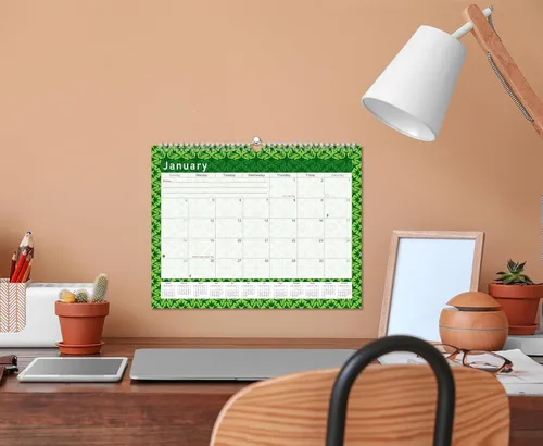Miniatura 5 de Calendario mensual 2022 – 2023 de pared / escritorio encuadernado en espiral – 16 meses de escritorio / calendario secante de pared / planificador