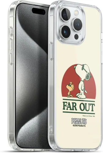 Miniatura 44 de Head Case Designs Funda de gel Woodstock 50th con licencia oficial de Peanuts Snoopy Guitar 1969 [protección de grado militar] compatible con Apple