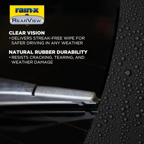 Miniatura 7 de Rain-X 850217 Escobilla de limpiaparabrisas trasero de 11 pulgadas, repuesto del fabricante original del equipo, adaptador intercambiable para una