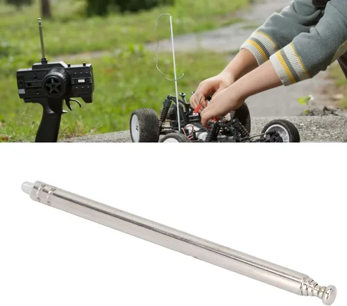 Miniatura 3 de Antena telescópica, 11.8 in/11.8 pulgadas, longitud completa, 5 secciones, antena telescópica, antena de radio portátil, repuesto compatible con TV