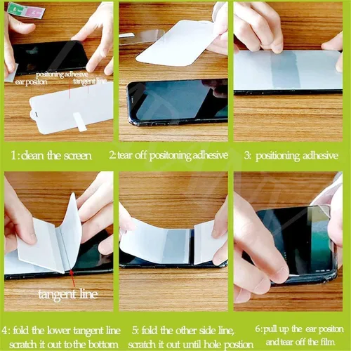 Miniatura 6 de Paquete de 2 protectores de pantalla de hidrogel para Samsung Galaxy S24 Ultra 5G, película de TPU suave y flexible irrompible mejorada