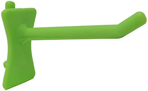 Miniatura 8 de PegPro® J, Kit de ganchos de 1", 2" para tablero de clavijas estándar de "fibra de madera" – Ganchos duraderos de plástico para tablero de clavijas