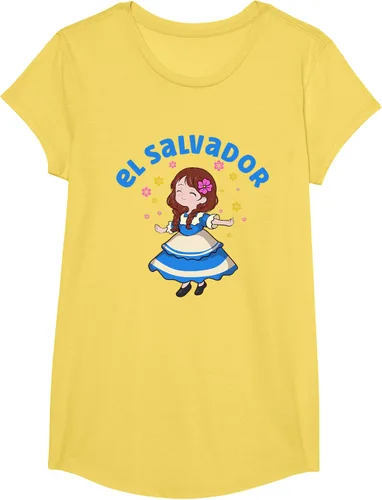 Miniatura 48 de Camiseta de mujer hispana con bandera salvadoreña de El Salvador Orgullosa, Negro