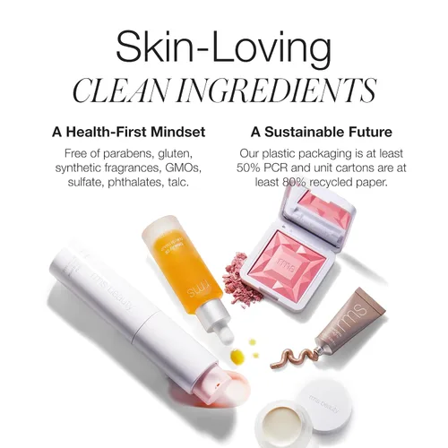 Miniatura 7 de RMS Beauty Straight Up - Máscara de péptidos voluminizadores, fórmula negra para alargar y engrosar péptidos nutritivos, impermeable, vegano y libre