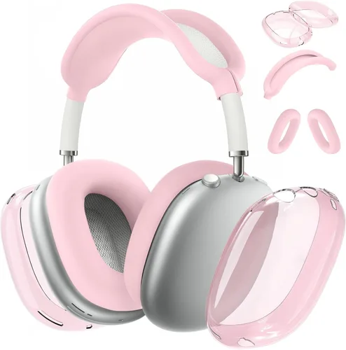 Miniatura 18 de Funda para AirPods Max, funda antiarañazos, funda para orejeras, cubierta para auriculares o diadema para AirPods Max. TPU suave y silicona 3