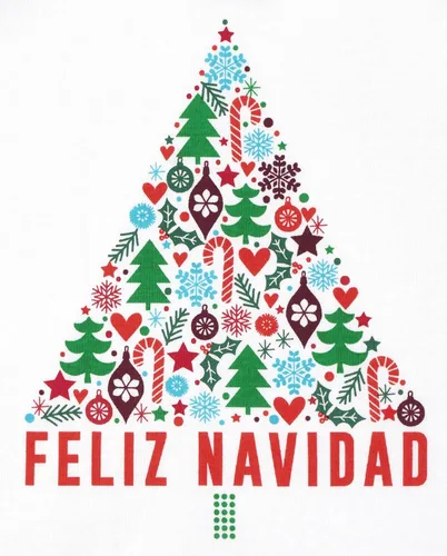 Miniatura 2 de The Children's Place Pijama de Navidad unisex para bebé, algodón