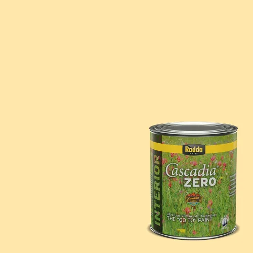 Miniatura 100 de Rodda Paint CASCADIA ZERO - Pintura e imprimación semibrillante para interiores en uno, cuarto de galón, madera de haya beechwood