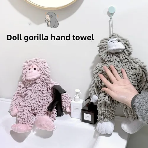 Miniatura 7 de Toalla de mano de felpilla, toalla de mano mullida, toalla de bola de felpilla suave y absorbente, bonitas toallas de mano para baño, toalla de mano