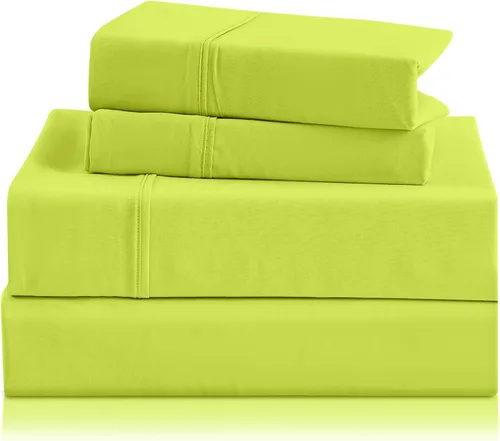 Miniatura 16 de CozySmile Juego de sábanas transpirables y refrescantes, sábanas de lujo de 4 piezas con bolsillo profundo para cama de tamaño matrimonial, se Beige