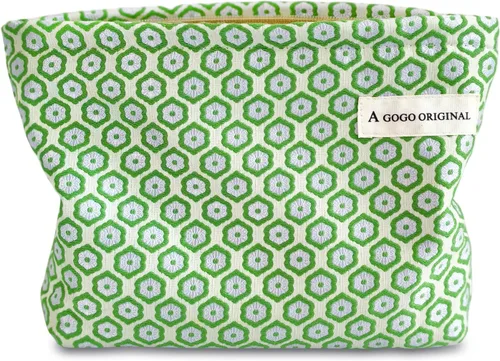 Miniatura 8 de STARDW Bolsa de maquillaje estética floral para mujeres y niñas, bolsa de aseo de viaje con cremallera de gran capacidad, bolsa organizadora