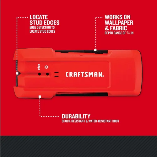 Miniatura 2 de CRAFTSMAN Detector de montantes, profundidad de 3/4 pulgadas (CMHT77633)