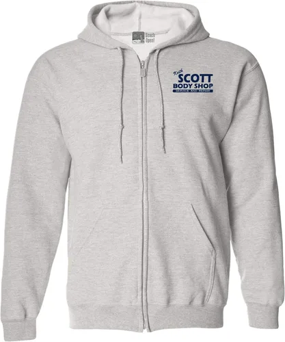 Miniatura 4 de Sudadera con capucha y cremallera Keith Scott Body Shop TV en ambos lados