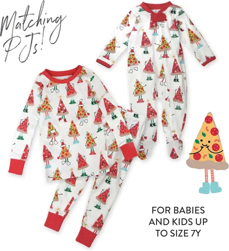 Miniatura 6 de HonestBaby Sleep and Play Footed Holiday Pajamas One-Piece Sleeper Zip-front Organic Cotton PJs Baby Boys, Girls, Unisex