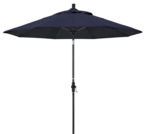 Miniatura 22 de California Umbrella GSCUF908117-5461 - Sombrilla redonda de 9 pies con poste de aluminio y varillas de fibra de vidrio para patio, 9 pies