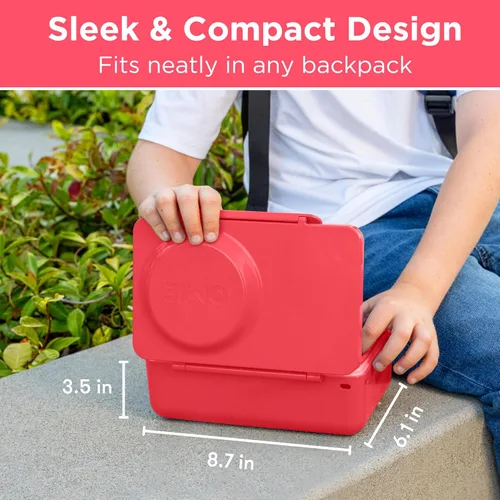 Miniatura 4 de Omie OmieBox UP Caja de Bento para Niños Lonchera Aislada Termo Térmico con Aislamiento al Vacío a Prueba de Fugas Envase de Hielo Refrescante