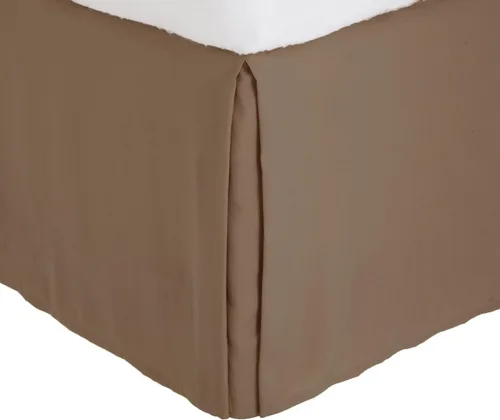 Miniatura 3 de Fancy Collection Falda de Cama de Fácil Cuidado de Microfibra con Caída Sólida Nueva (Rosa Intenso, Individual)