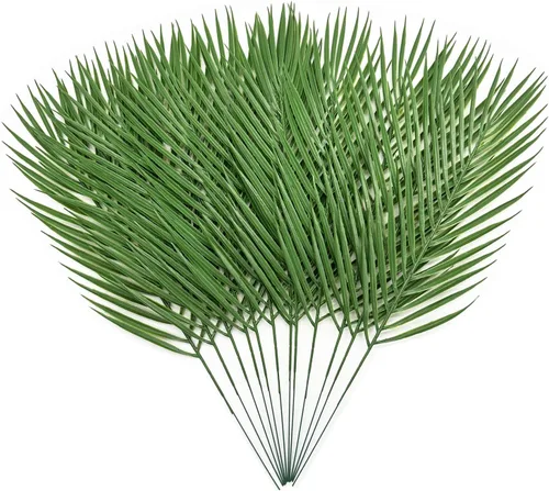 Miniatura 46 de Plantas artificiales de Monstera, hojas de tortuga tropical falsas, arbustos de vegetación decorativa, planta falsa, hojas de palmera sintéticas