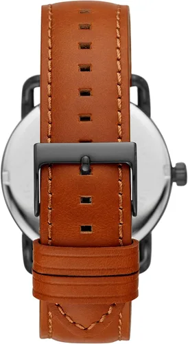 Miniatura 3 de Fossil Copeland - Reloj de cuarzo de acero inoxidable con correa de piel para hombre