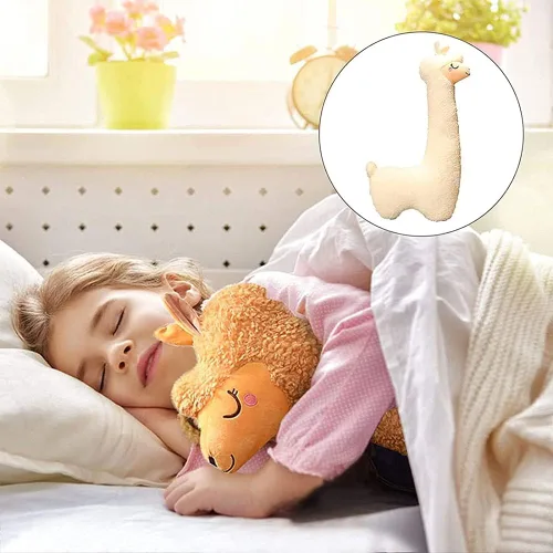 Miniatura 4 de Almohada de felpa de alpaca llama, almohada gigante de felpa de alpaca de 39 pulgadas, para esposa, niña, novia, cumpleaños, San Valentín, regalo