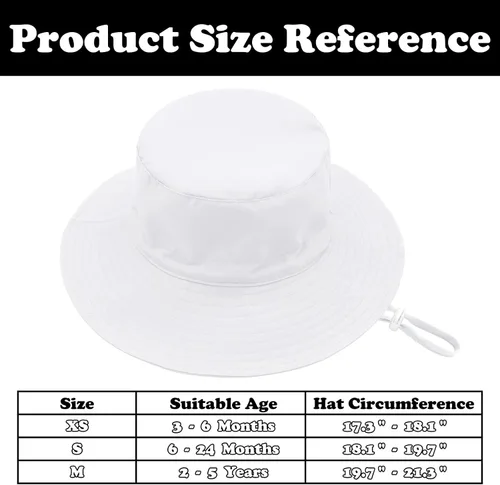 Miniatura 7 de Sarfel Sombrero de verano para bebé, sombrero de verano para bebé, protección solar UPF 50+, sombrero de cubo para bebé niña ajustable