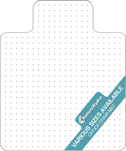 Miniatura 17 de Naturehydro Tapete transparente para silla de oficina para suelo de madera dura, 48 x 30 pulgadas, tapete de fácil deslizamiento para silla
