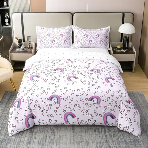 Miniatura 33 de jejeloiu Cute Mushroom Decor Duvet Cover 100% Cotton for Kids Boys Girls Twin Size Botanical Plants Bedding Set Cartoon Mushrooms Comforter Cover