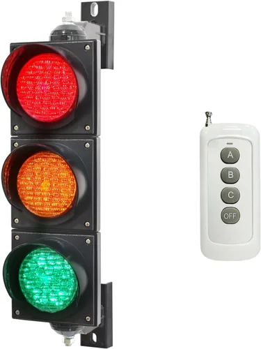 Miniatura 10 de 100-3 4pulg 100mm Luz de Semáforo de Parada/Circulación/Botón de Control/Lámpara LED AC 85-265V, Carcasa de PC Resistente al Agua IP65